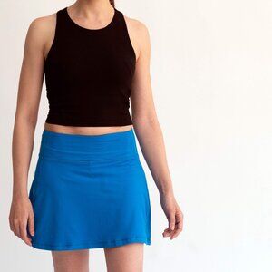Blue Skort + Supportive Top Activewear Set – NIP